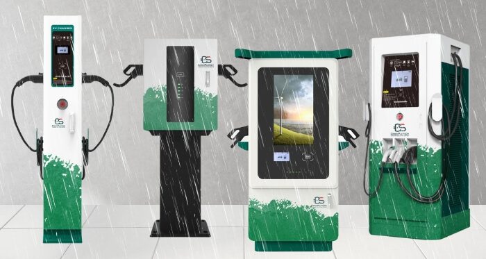 The Weatherproof EV chargers from CrackPlatoon in Bangladesh