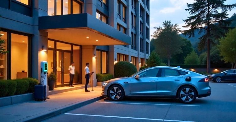 Benefits of Staying at a Hotel With an EV Charging Station