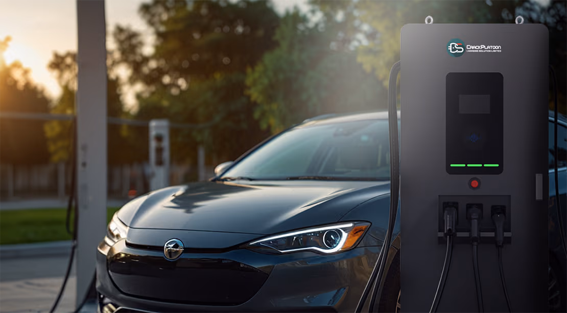 Triple Gun ADC EV Charging Station