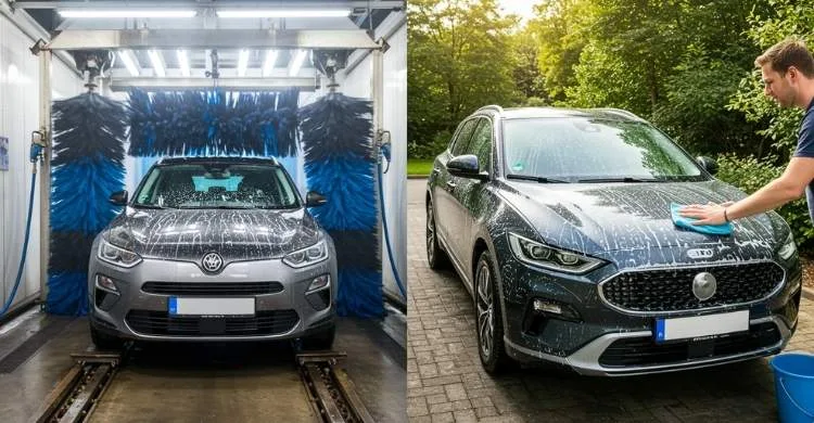 Automatic Car Washes vs. Hand Washing for EVs Which is Best