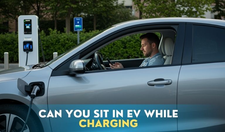 Can You Sit in EV While Charging