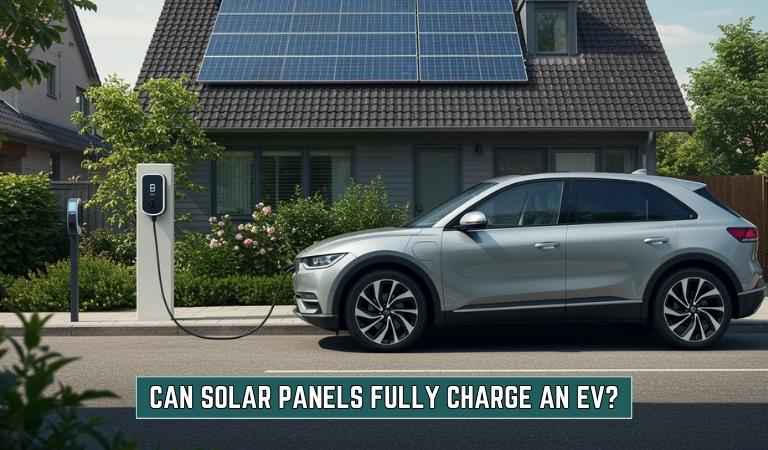 Can Solar Panels Fully Charge an EV