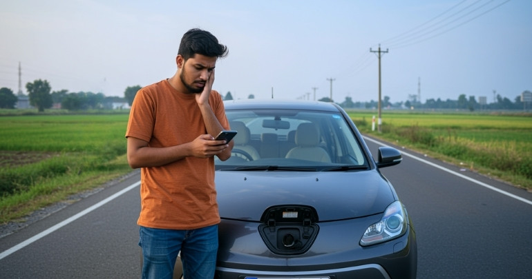 How Does the Lack of Charging Stations Affect Long-distance Travel in Bangladesh