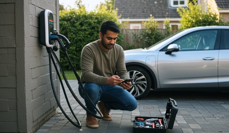 Tips to Troubleshoot Common EV Charging Station Issues at Home